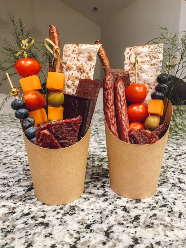 Beef charcuterie cups